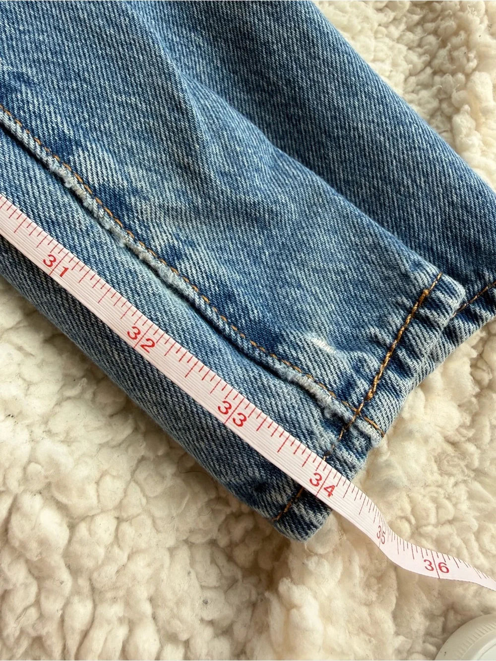 Levi's Vintage Wash Straight Leg Button Fly Jeans